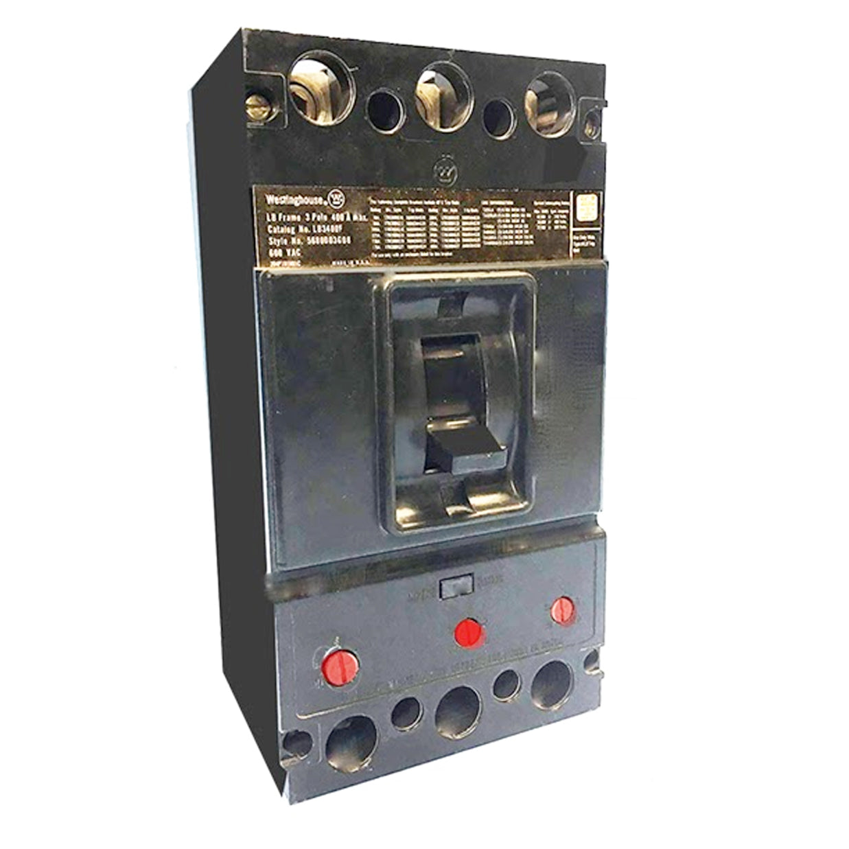 Westingouse LB Circuit Breaker 250 Amp 3 Pole 480 Volt