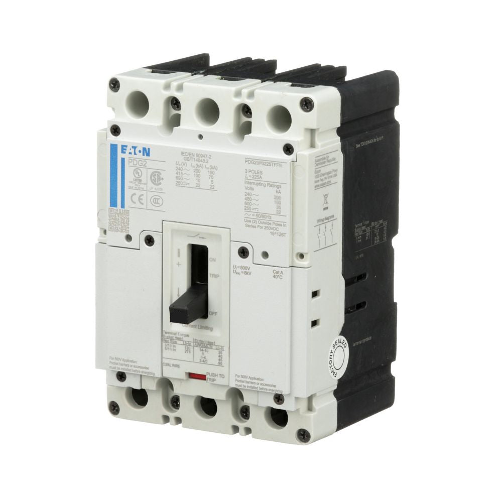 PDG23M0050TFFL 50A 3-Pole Circuit Breaker | 65kA 480V Frame 2