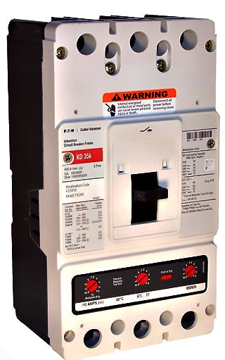 KD3400 400 Amp 3 Pole 480 Volt Cutler Hammer
