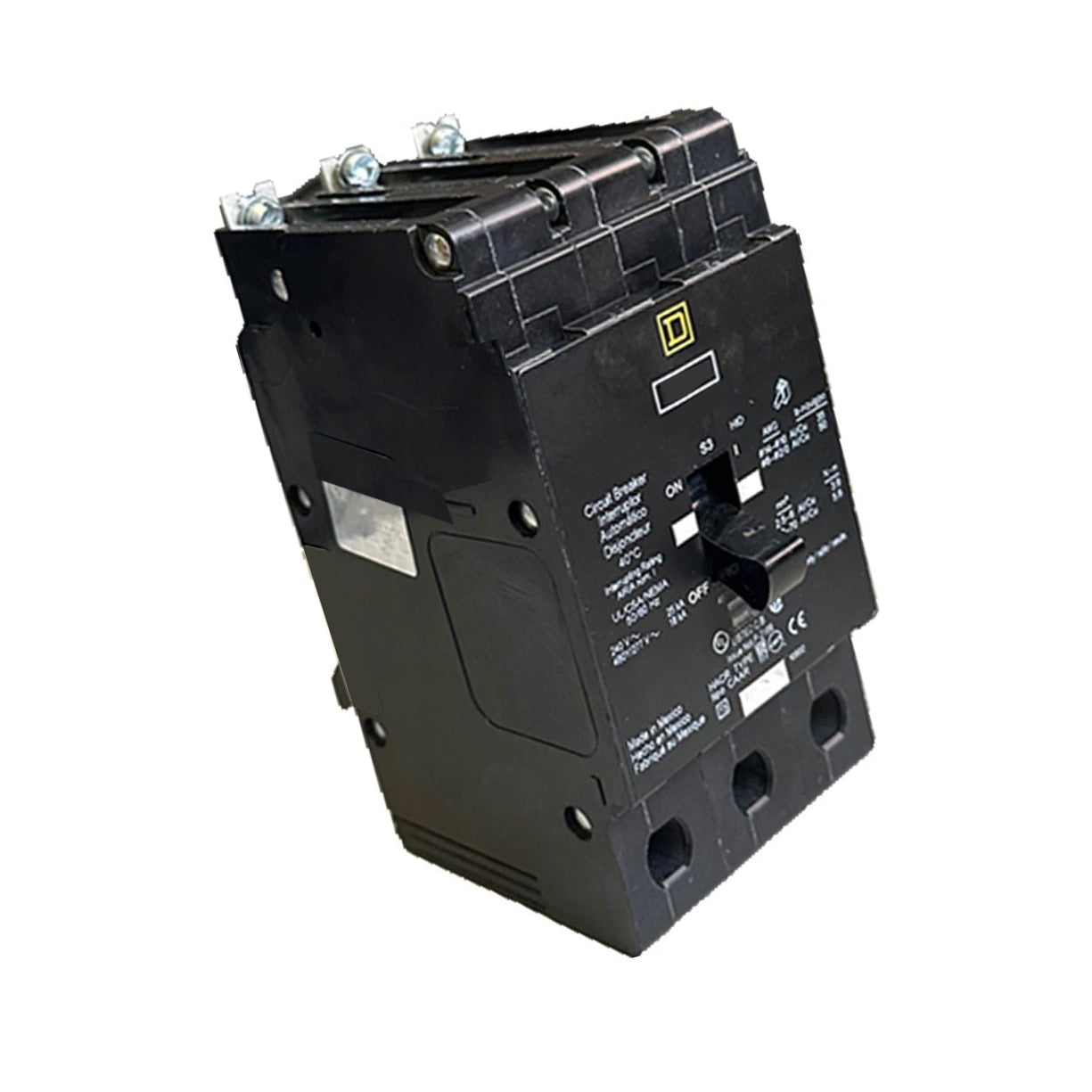 EDB34050 3 Pole 50 amp 480 Volt Square D Goes into NF Panel Sale