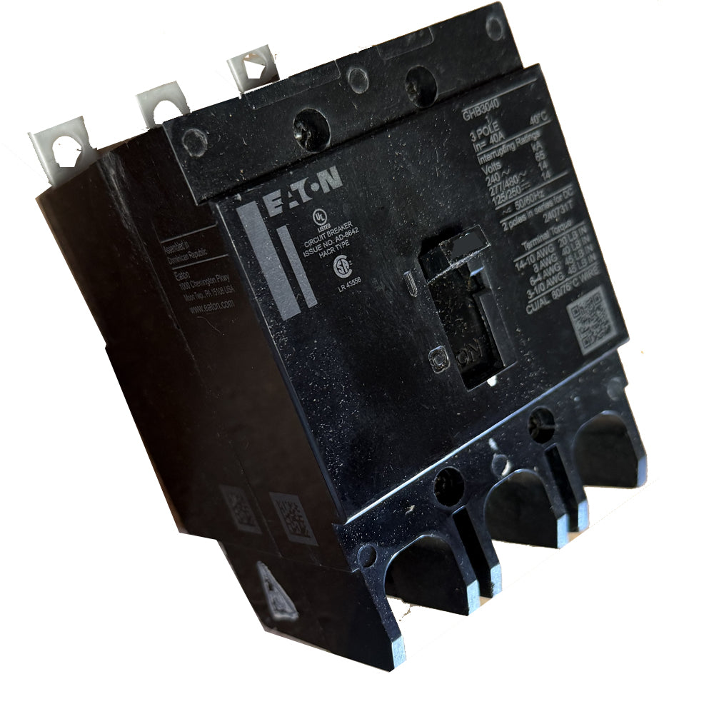 GHB3015 3 Pole 15 Amp 480V Bolt-on EATON/Cutler Hammer Brand New