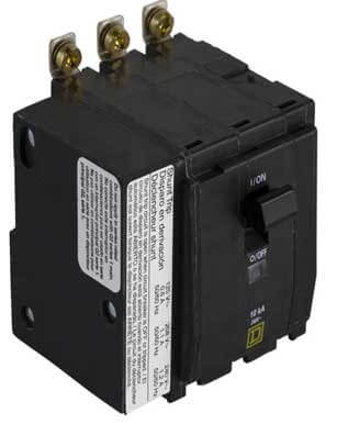QOB3201021 3 Pole 20Amps 120/240 Volt w/ Shunt Trip NEW Square D